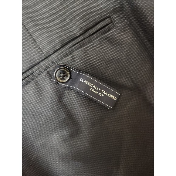 Tommy Hilfiger Tailored Trim Fit Dress Pants Mens 32x32 Blue Patterned Suit NEW - Picture 6 of 9